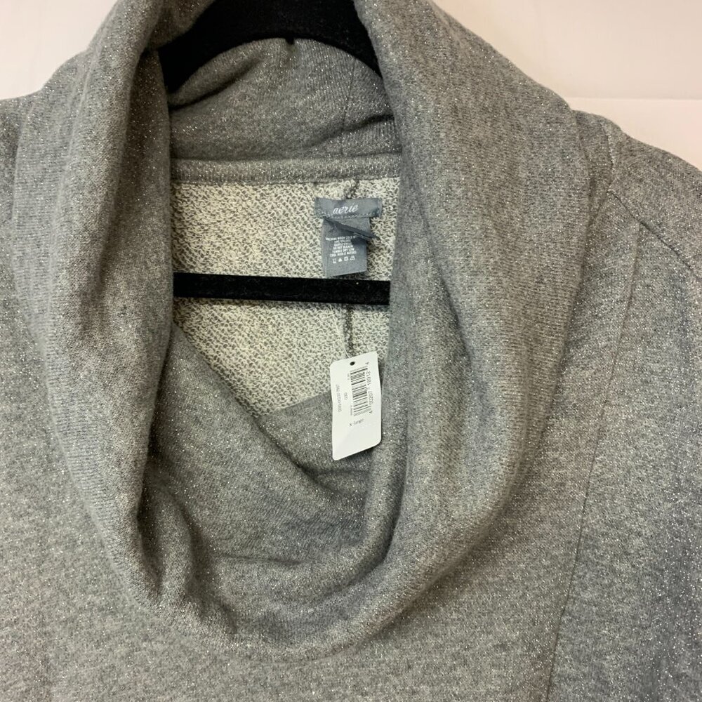 Aerie  tunic pullover grey metallic activewear loungewear activewear SZ XL - Picture 2 of 10
